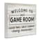 Stupell Industries Welcome To Game Room Framed Giclee Art